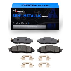Nissan Frontier Brake Pads - Front - R1 Concepts - Semi Met - `16-`22